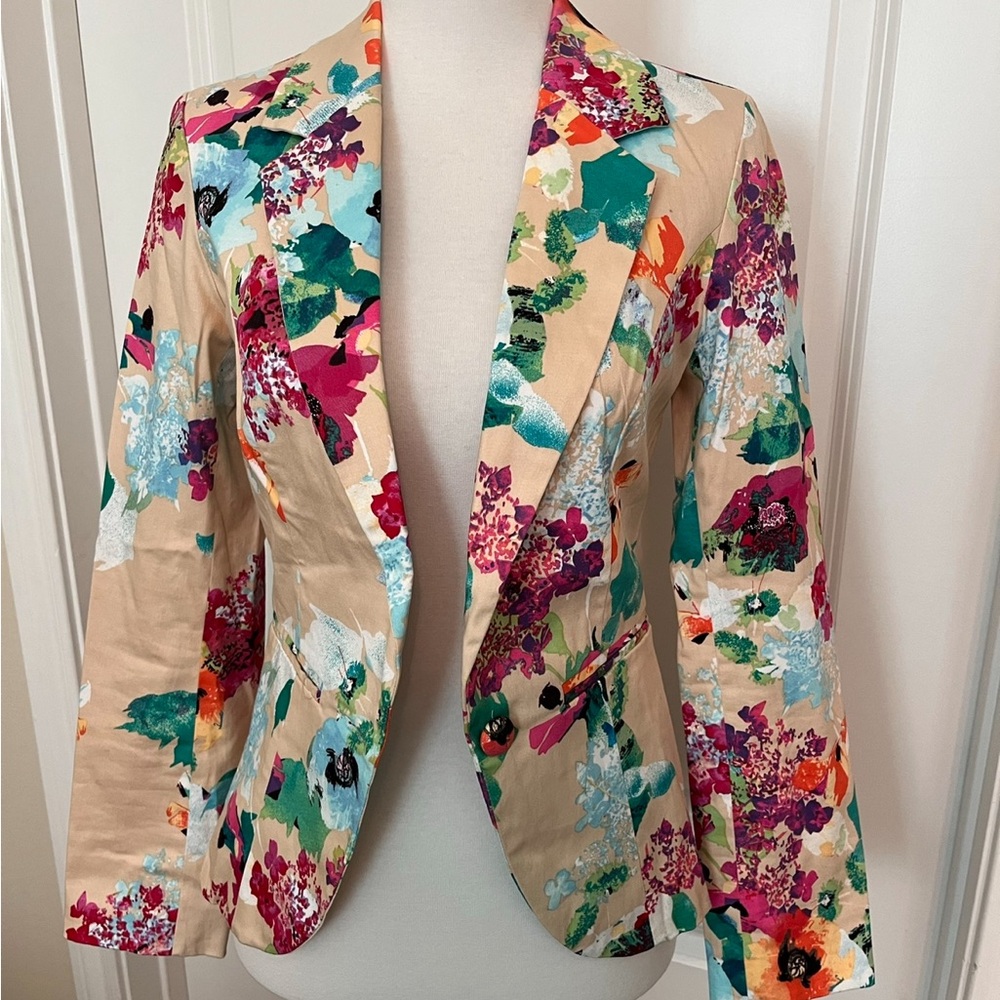 Vibrant Floral Women's Blazer